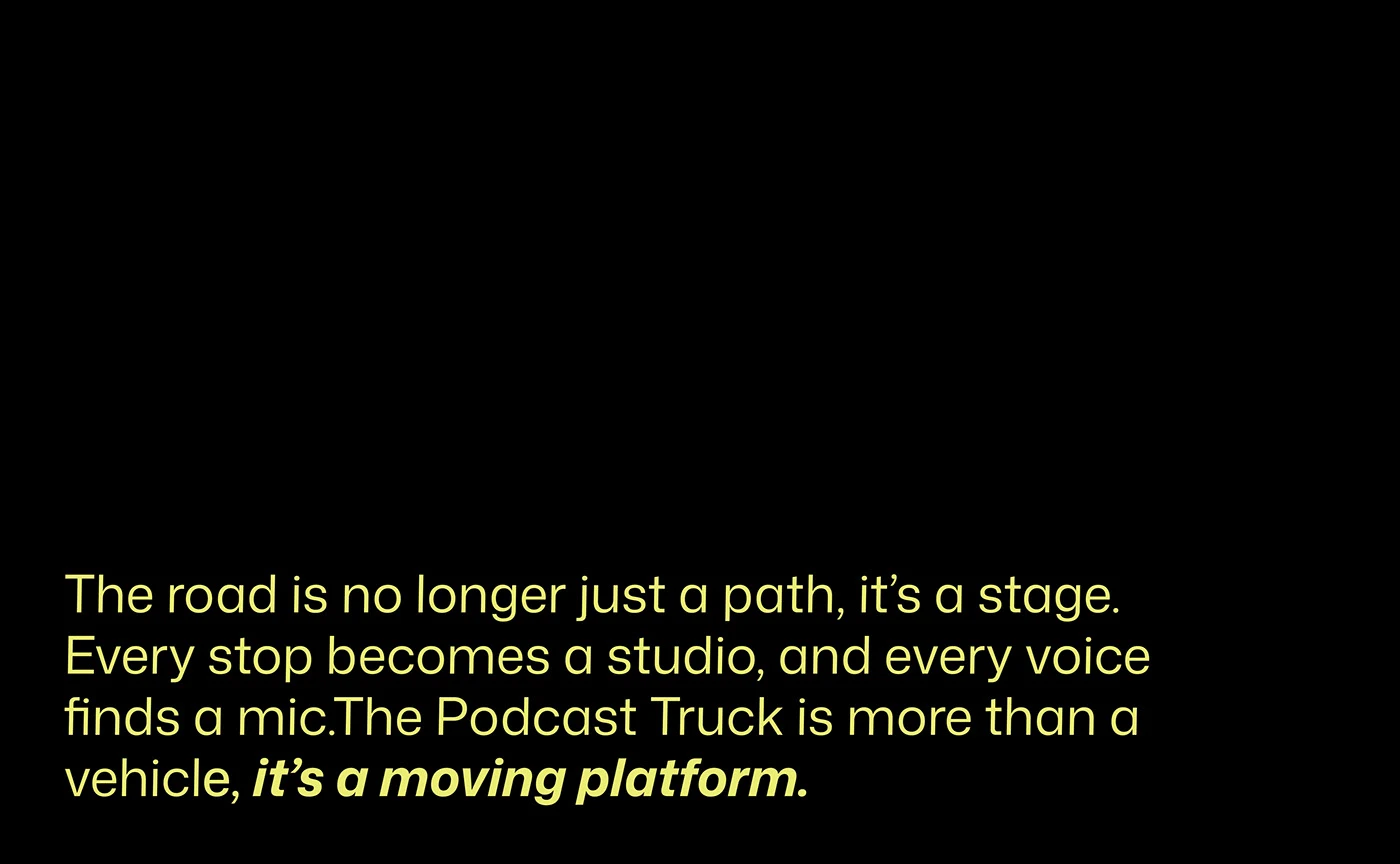 The Podcast Truck Brand Identity — image 1